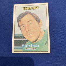 A&BC Chewing Gum 1970 Orange Back Series- Gordon Banks Stoke City #143