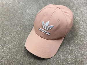 Adidas Cap Womens Pink Embroidered Logo Adults One Size Adjustable - Picture 1 of 15