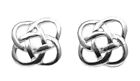 Sterling silver stud earrings 8mm celtic round design