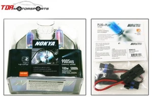Bombillas halógenas NOKYA + arneses de cable 9005XS blanco cósmico 5000K 100W - Imagen 1 de 6