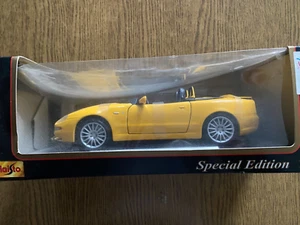 Maisto Maserati spyder gialla 1:18 - Foto 1 di 3