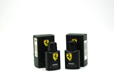 Black by Ferrari Mini 0,13 oz, 4 ml Eau De Toilette Splash para hombre (lote de 2) Foto 1 de 3