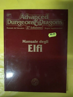 Advanced Dungeons & Dragons 2°Edizione -  Manuale degli Elfi - Immagine 1 di 2