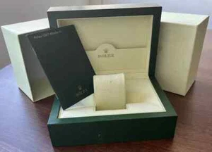CERTIFIED ROLEX GMT MASTER II 2010 WATCH BOX W/ INSTRUCTIONS MANUAL 406 - Picture 1 of 22