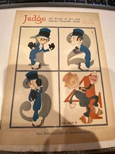 Judge magazine  July  2, 1921 John Held Jr  cover  - Picture 1 of 8