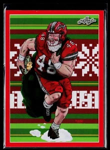2024 Leaf Metallic Imaginations Christmas REFRACTOR HOLO RED /199 Santa Claus - Picture 1 of 2