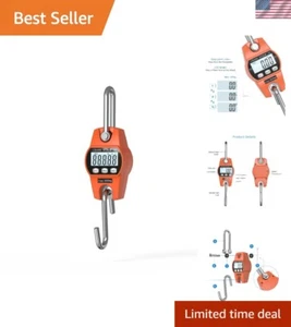 660lb/300kg Digital Crane Scale - Compact LCD Handheld Hanging Scale for Gara... - Picture 1 of 7