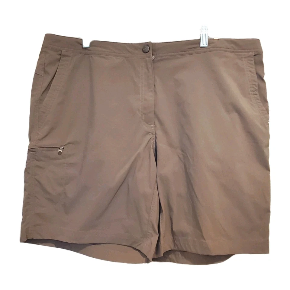 L.L. Bean шорты женщин 18 Вт комфорт след серо-нейлоновая смесь UPF 40 впитывающий новый с Ярлыками  - Изображение 1 из 4