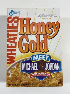 1993 Wheaties Honey Gold Michael Jordan FULL 14.75 oz Cereal Box w/ Order Form - Image 1 of 4