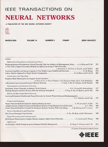 IEEE Transactions on Neural Networks:  (March 2003, Vol 14, No. 2) - Picture 1 of 2