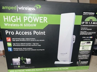 Amped Wireless High Power Wireless-N 600mW Pro Access Point ￼ - Image 1 of 4
