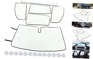 6 Pcs Windshield Sunshade, Reflective Car Sun Visor Auto Window Heat Shield - Picture 1 of 8