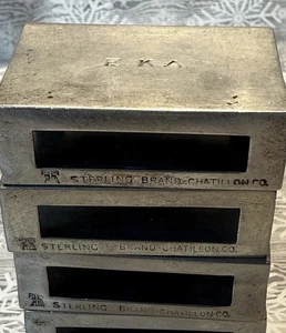 3 Vintage Sterling Silver Match Box Cover - Brand Chatillon Co., NY - Picture 1 of 4
