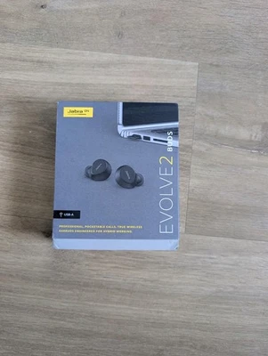 Jabra Evolve2 Buds Black USB-A MS Wireless  Professional- Black - Image 1 of 4