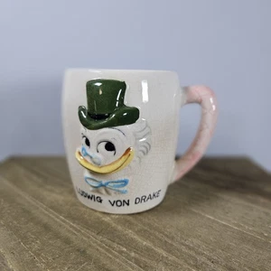 Vtg Disney Ludwig Von Drake Ceramic Coffee Mug 1961 - Picture 1 of 7