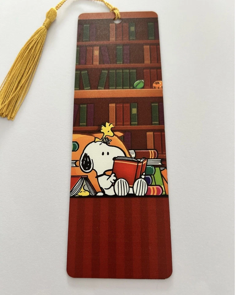 Snoopy Woodstock Peanuts Laminated Bookmarks Reading Space All Stars - Image 1 of 1