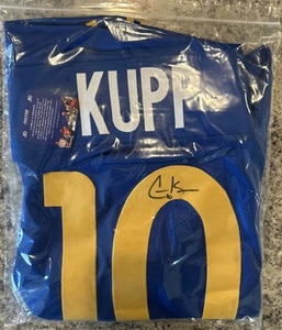 Cooper Kupp Autographed Rams Pro-style Jersey W/COA NFL Rams Autographed Jersey - Picture 1 of 7