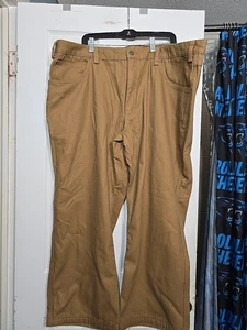 Pantalones de lona forrados de franela de lona con manguera contra incendios Duluth Trading 48 x 30 - Imagen 1 de 7