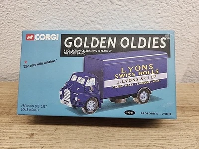 Camión Corgi Golden Oldies #19301 1996 Bedford S Lyons fundido a presión 1/50 - bonito - caja azul Foto 1 de 4
