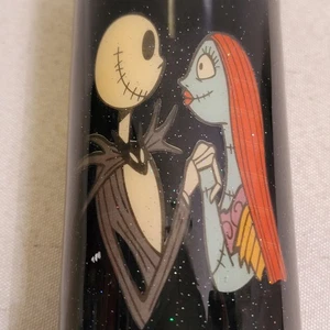 Nightmare Before Christmas Jack And Sally Glow In The Dark Becher 20 Oz mit Deckel - Bild 1 von 7