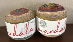 Lion Brand Mandala Yarn 5.3 oz 590 yds Warlock Color 2 Cakes - Picture 1 of 9