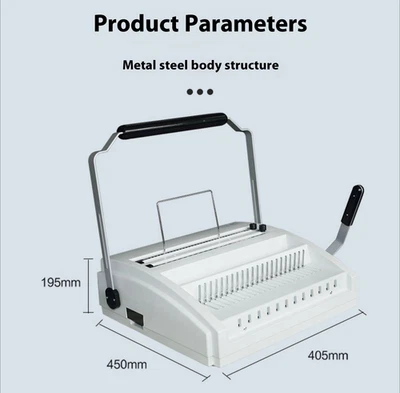 Anello Colla Manuale Ferro Anello Clip Striscia Legatrice Pettine Tipo Multifunzione - Immagine 1 di 4