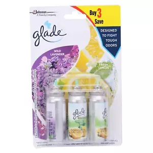 Glade Touch & Fresh Aerosol Air Freshener for Bathroom 12ml Refill (Pack of 3) - Picture 1 of 4