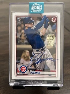 2024 Topps Archives Nico Hoerner 2020 Bowman RC Autograph 20/26 - Picture 1 of 2