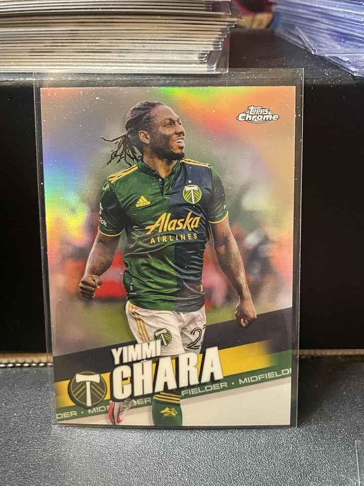 2022 Topps Chrome MLS Refractor Yimmi Chara #164 Portland Timbers - Image 1 of 1
