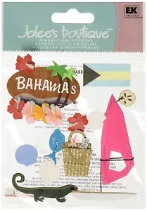 Jolee's Boutique Dimensional Stickers - BAHAMAS - 7 pcs - Picture 1 of 1