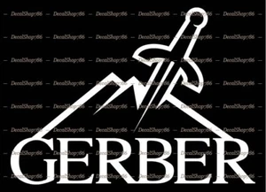 Gerber Knives - Outdoor/Hunting - Car/Truck Vinyl Die-Cut Peel N' Stick Decals - Picture 1 of 1