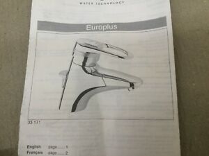 Grohe 33171000 Europlus PULLOUT SPRAY LAVATORY FAUCET, CHROME
