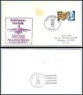 1976 US First Flight Cover - Allegheny, Baltimore, MD to Norfolk, VA R11