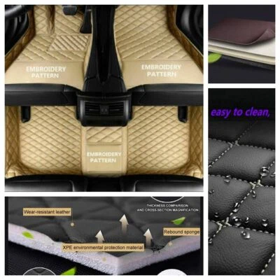 Fit Toyota Venza 2008-2023 Car Floor Mats Auto Liners Foot Carpets Waterproof Foto 1 de 4