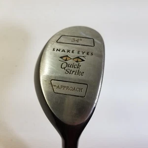 Snake Eyes Golf QUICK STRIKE 34* APPROACH Hybrid / Utility Club RH 37.5" - Picture 1 of 13