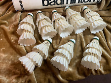 24 Feather and wood Sport craft Tourney Badminton Shuttlecocks in tubes