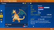 Charizard Event Mightiest 6IV Best Stats Pokemon Scarlet and Violet Home 🌟