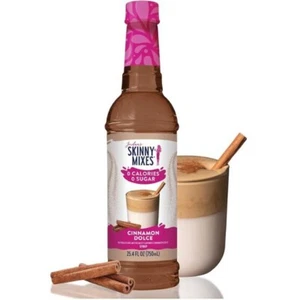 Jordan's Skinny Syrup Sugar Free Mixes, Cinnamon Dolce 25.4oz Coffee Flavoring - Picture 1 of 7