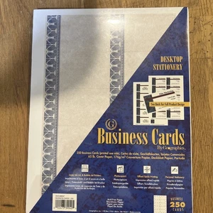 Geographics Impressionistic 250 Blank Business Cards All Printers Made US Precut - Picture 1 of 3