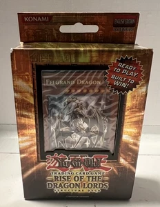 1st Edition Yu-Gi-Uh Rise Of The Dragon Lords Structure Deck Sealed - Picture 1 of 5