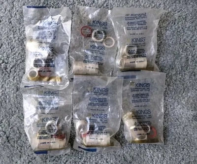 Lot Of 6 NOS KINGS CONNECTORS UG-204C/U - Image 1 of 3