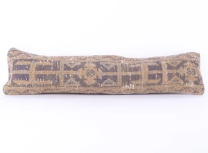 Long Pillow For Bed, Extra Long Pillow, Lumbar Throw Pillow, Boho Pillow For Bed - Picture 1 of 8