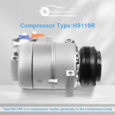 A/C AC Compressor and Clutch For BMW X5 3.0L 2002 2003 2004-2006 - Image 1 of 4