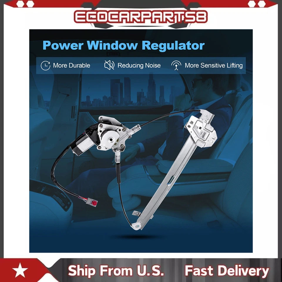Regulador de ventana eléctrica del lado del conductor delantero con motor para Honda Element 2003-2011 Foto 1 de 1