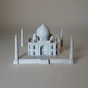 Taj Mahal - Agra , India 8 Inches - Stone Grey - Picture 1 of 1