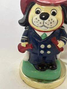 Rare Vintage Firefighter Lamp Fire Chief Lamp Fire Dog Lamp Nostalgia - Picture 1 of 13