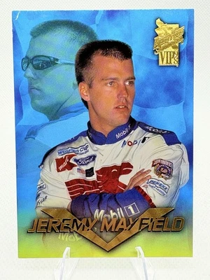 1998 Press Pass VIP 5th Anniversary Promo #1 Jeremy Mayfield NASCAR Racing Card - Image 1 of 2