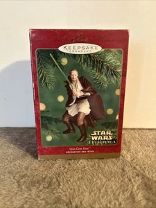 Hallmark Keepsake Ornament - Star Wars Episode 1 - Qui-Gon Jinn NIB! - Picture 1 of 4
