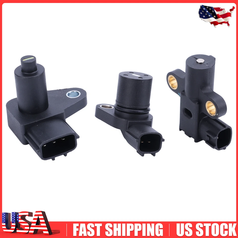 Set 3 Camshaft & Crankshaft Position Sensor For Nissan Maxima & Infinit I30 - Imagem 1 de 4