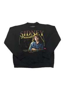 Scream Sydney Prescott Herren Größe Small Rundhalsausschnitt Pullover Sweater schwarz - Bild 1 von 3